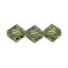 크리스탈 주판알 4mm(Olivine) - 10개