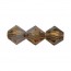 크리스탈 주판알 4mm(Satin Topaz) - 10개