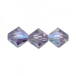 크리스탈 주판알 4mm(Tanzanite AB) - 10개