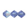 크리스탈 주판알 4mm(Sapphire AB) - 10개