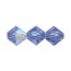 크리스탈 주판알 4mm(Sapphire AB) - 10개