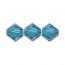 크리스탈 주판알 6mm(Blue Zircon) - 6개