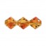 크리스탈 주판알 6mm(Fire Opal) - 6개