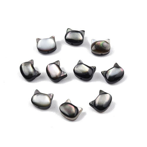 자개 고양이 6x7mm - 1개
