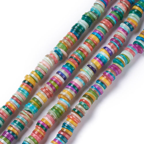 자개 Heishi 비즈 8~8.5mm - 1줄(38Cm)