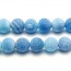 무광크랙마노 4mm(블루) - 반줄(약42개)