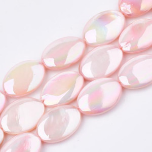 자개 납작오 17~18x12.5~13.5mm - 1줄(약21개)