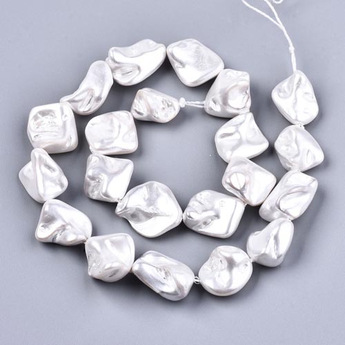 담수자개 너겟 13~22x10~16x8~11mm - 1줄(약20개)