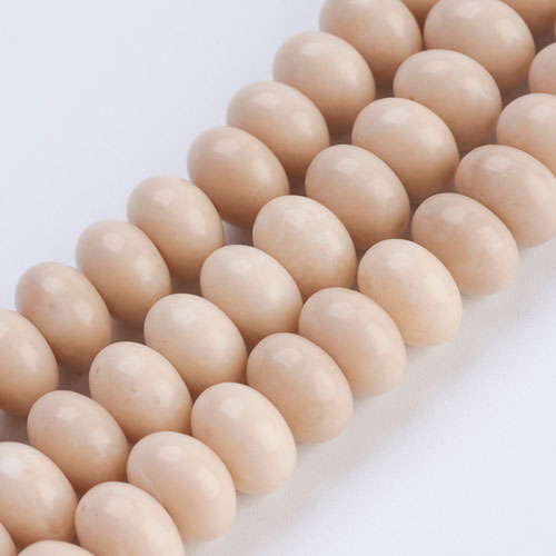 화석 론델 8x5mm - 반줄(약35개)
