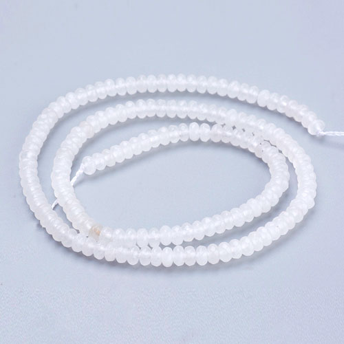 백옥 론델컷 4*2mm - 반줄(약70개)