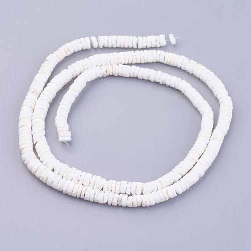 자개 Heishi 비즈 6~7mm - 1줄(60Cm-270~300개)