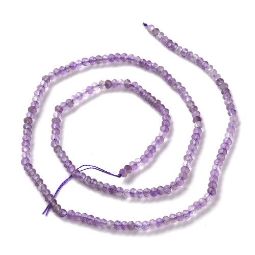 자수정 론델컷 3mm - 1줄(약180개)