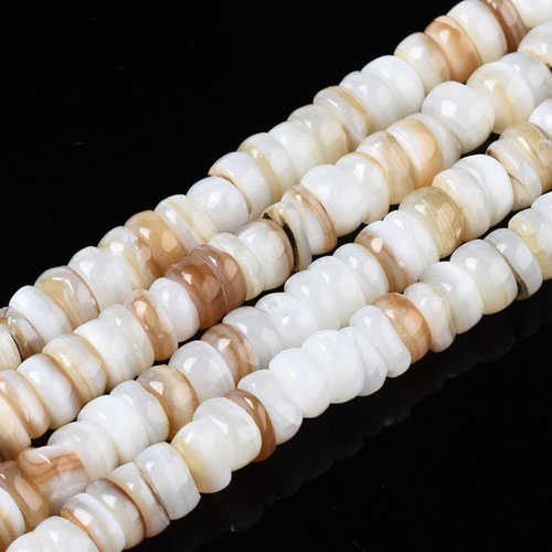 자개 Heishi 비즈 4mm - 1줄(38Cm)