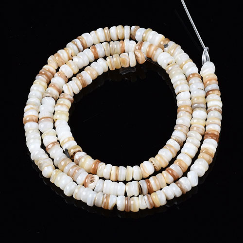 자개 Heishi 비즈 4mm - 1줄(38Cm)