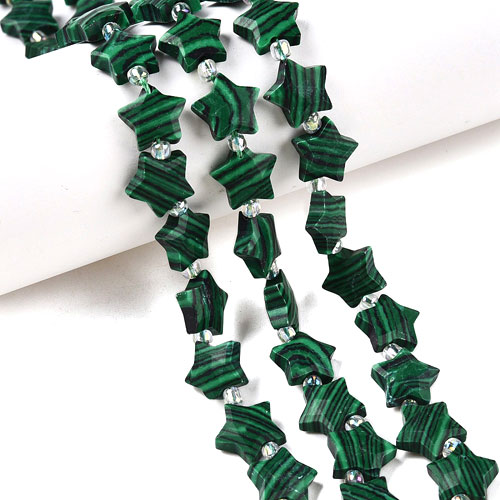 공작석 스타컷 9~11x9~11mm - 1줄(약 15개)