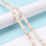자개 Heishi 비즈 5~5.5mm - 1줄(38Cm)