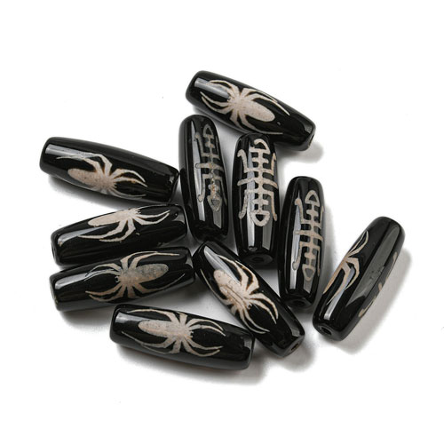 티벳 dZi 비즈 28.5~30x10mm - 1개