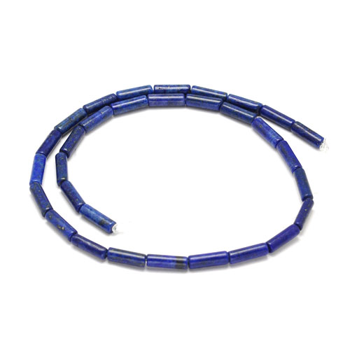 라피스라줄리 튜브 13~14x4~5mm -  1줄(약28개)
