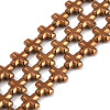 헤마타이트 십자가 6x6mm - 1줄(약63개)