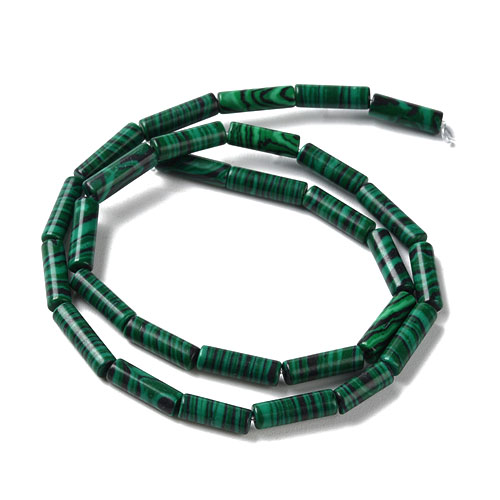 공작석 튜브 14~13x4mm - 1줄(약28개)