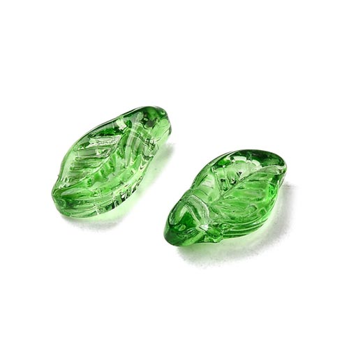 나뭇잎 12x6.5mm - 10개