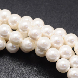 핵진주 10mm(화이트) - 1줄