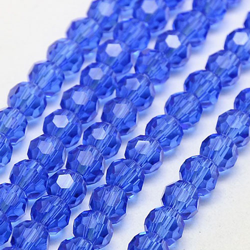 크리스탈축구볼 8mm(블루) - 1줄