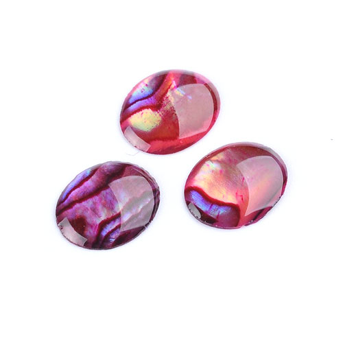 아발론 자개 캐보션 10x8mm -  2개