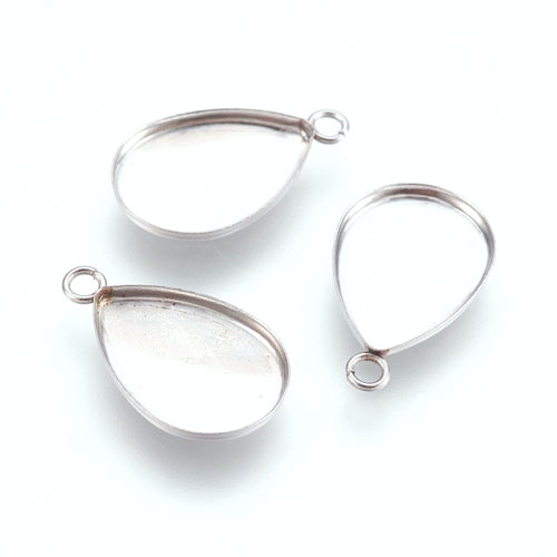 304 스테인레스 캐보션판 18x10.5mm - 2개