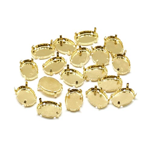 라인스톤 셋팅 14x10mm - 4개