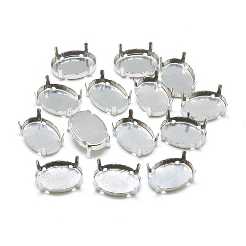 라인스톤 셋팅 14x10mm - 4개