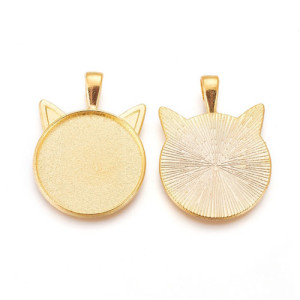 펜단트 캐보션판 37x27mm - 1개