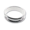 Wide Ring Size 6.5 (은도금) - 1개