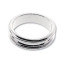 Wide Ring Size 6.5 (은도금) - 1개