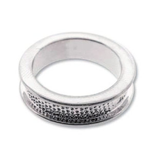 Channel Ring Size 6.5 (은도금)- 1개