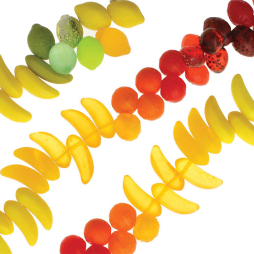 Table Cut & Pressed Mix Tutti Fruity -34개 길이15.2Cm