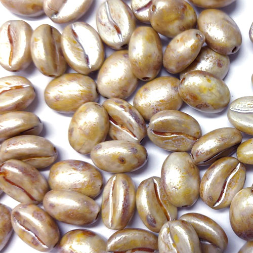 커피원두 11x8mm - 10개