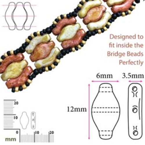 Navette 비즈 6x12mm - 5g(약 13개)