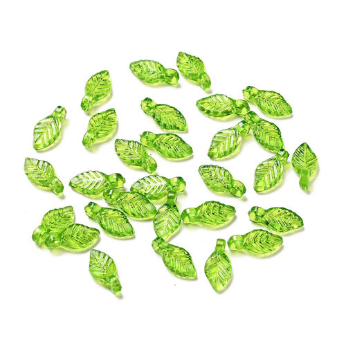 아크릴나뭇잎 11x5mm - 20개
