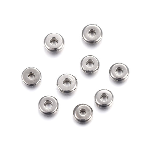 304 스테인레스 론델 스페이서 4x1.2mm - 10개