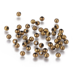 메탈비즈 4mm(신주버니쉬) - 20개