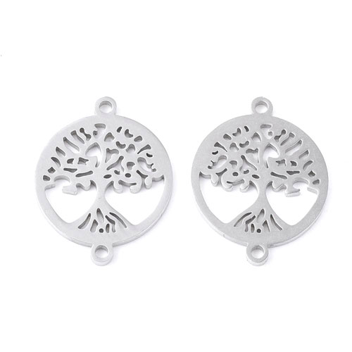 304스테인레스 생명나무 링크 19.5x15mm - 1개