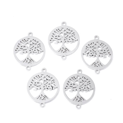 304스테인레스 생명나무 링크 19.5x15mm - 1개