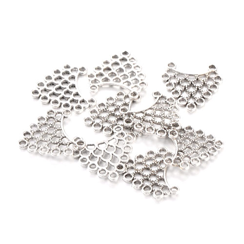 메탈 샹들리에장식 23*23mm -2개