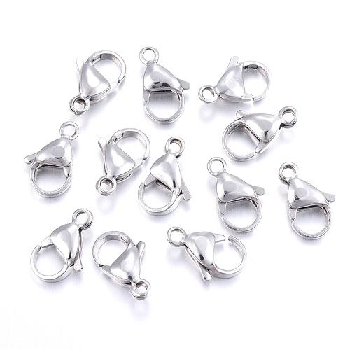 304스테인레스 랍스터고리 15*9.5mm- 2개