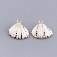 금도금장식 조개껍데기 20~23x20~24mm