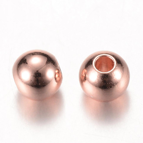 메탈라운드 4mm(로즈골드) - 10개