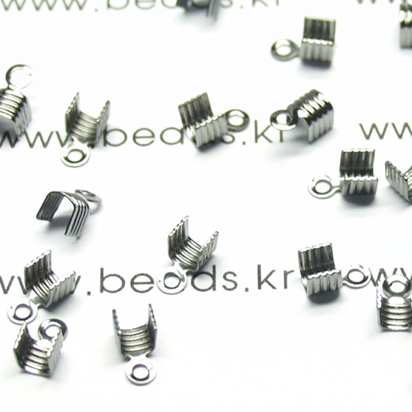 ㄷ자캡 6.5*3.5mm(흑니켈) - 10개