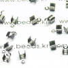 ㄷ자캡 6.5*3.5mm(흑니켈) - 10개