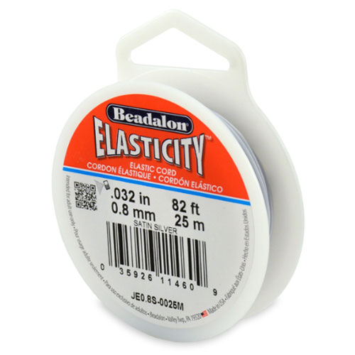 Elasticity 0.8mm(사틴실버) - 25m